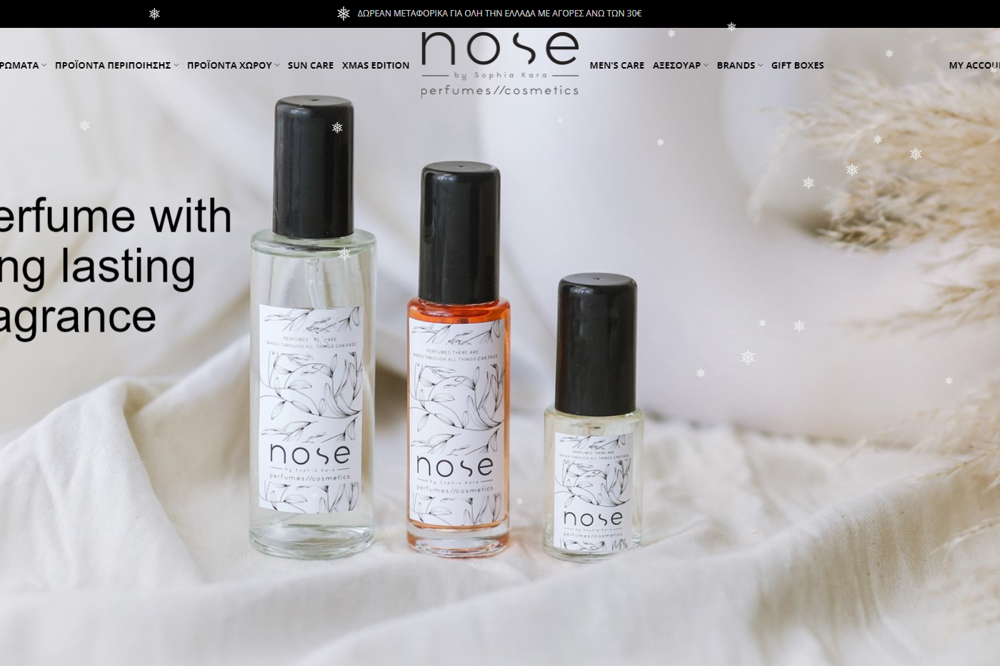 Nose eshop development