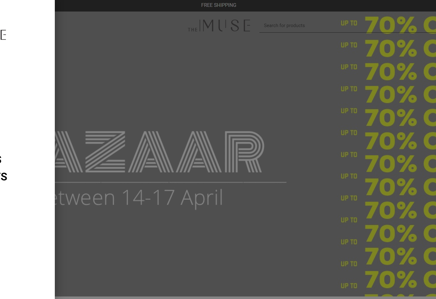 The muse shoes eshop development